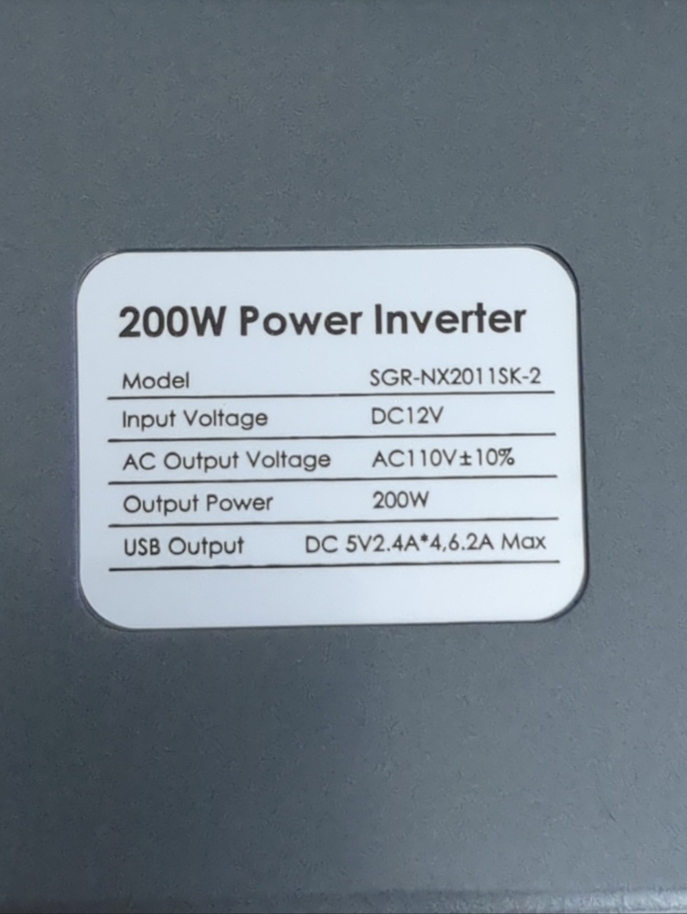Foval Power Inverter 200W - Picture 9 of 12